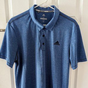 Men's adidas Men's Drive Heather Polo Golf Shirt (Medium)